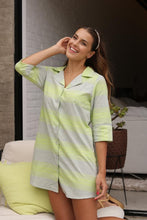 Carregar imagem no visualizador da galeria, Chemise Listra Verde Neon
